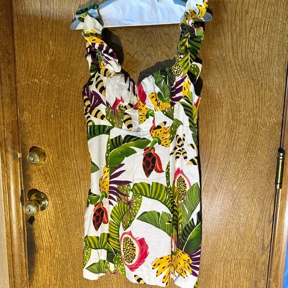 FARM Rio | Dresses | Farm Rio Tropical Print Linen Mini Dress | Poshmark FARM Rio | Dresses | Farm Rio Tropical Print Linen Mini Dress | Poshmark
